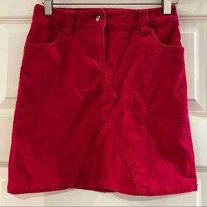 Talbots Kids - Magenta 4 pocket stretch cord skirt - girls Size 12